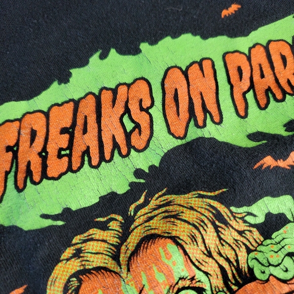 Rob Zombie Freaks on Parade Glow in Dark Concert Shirt sz Large - Picture 6 of 9